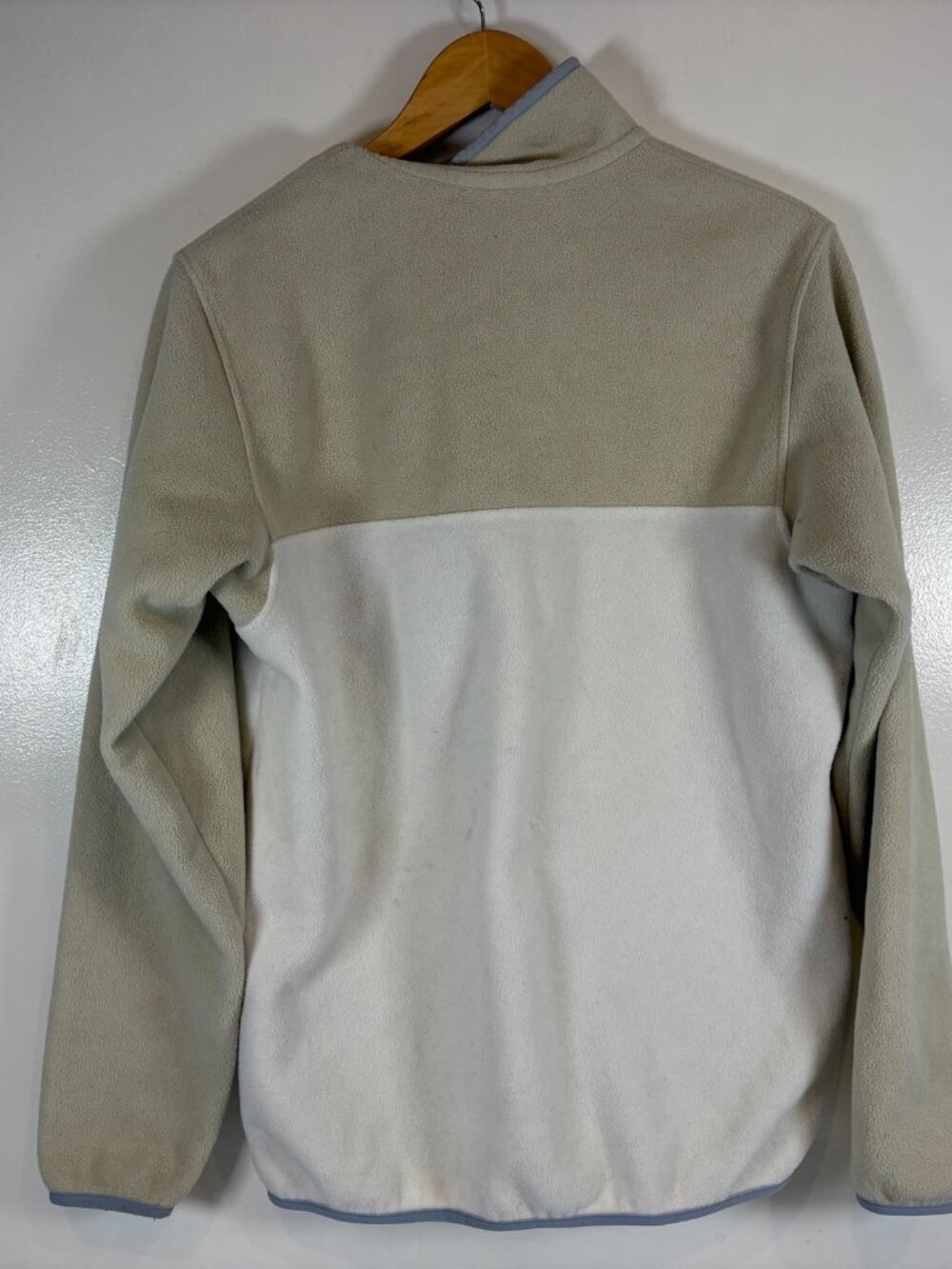 Patagonia Synchilla Snap T Fleece Jacket Womens Size L Brown White Pullover - Picture 3 of 6